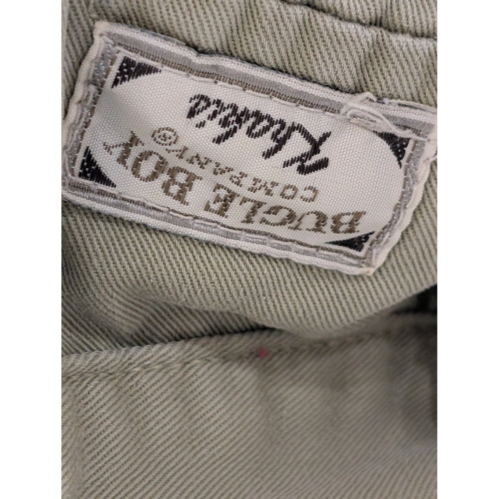 Vintage 90's Bugle Boy Khaki Pants Mens Size 38x32 Cotton Blend Cargo‎ Utility - Picture 3 of 5